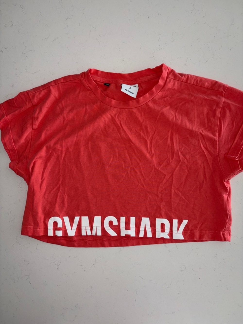 Gymshark Cropped Logo Tee